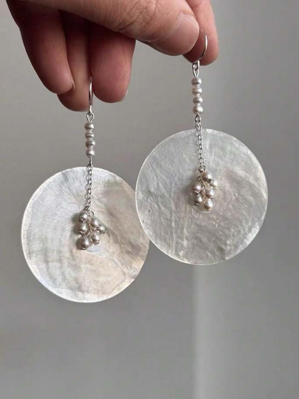 🐚 Disc Drop Earrings 🐚